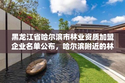 黑龙江省哈尔滨市林业资质加盟企业名单公布，哈尔滨附近的林业局