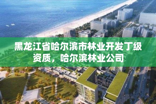 黑龙江省哈尔滨市林业开发丁级资质，哈尔滨林业公司