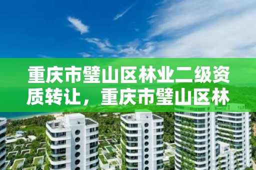 重庆市璧山区林业二级资质转让，重庆市璧山区林业二级资质转让公示