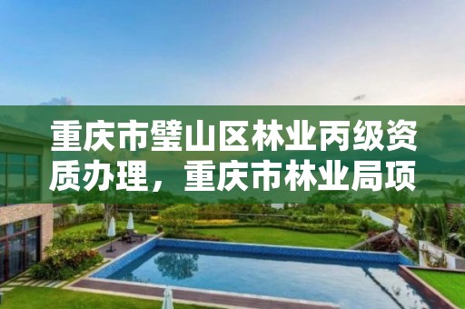 重庆市璧山区林业丙级资质办理，重庆市林业局项目