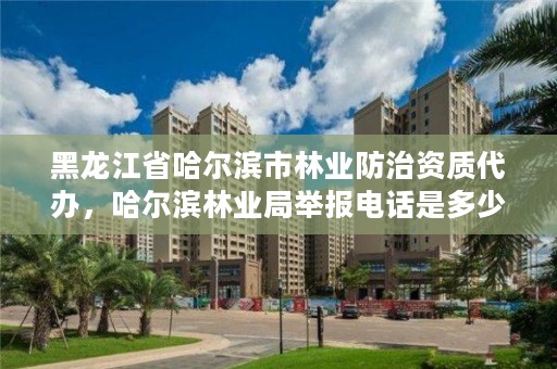 黑龙江省哈尔滨市林业防治资质代办，哈尔滨林业局举报电话是多少