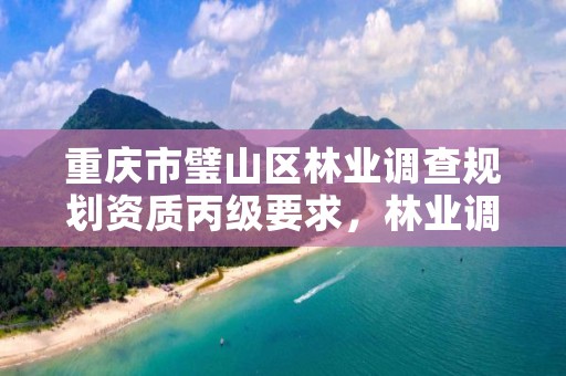 重庆市璧山区林业调查规划资质丙级要求，林业调查丙级资质办理需要条件