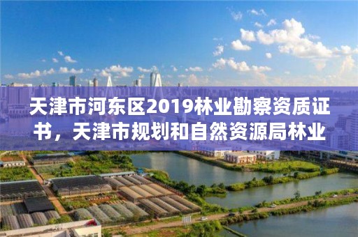 天津市河东区2019林业勘察资质证书，天津市规划和自然资源局林业事务中心