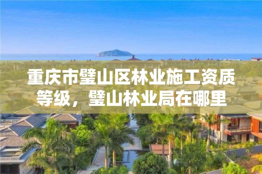 重庆市璧山区林业施工资质等级，璧山林业局在哪里