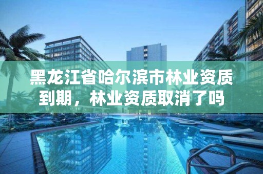 黑龙江省哈尔滨市林业资质到期，林业资质取消了吗