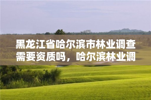 黑龙江省哈尔滨市林业调查需要资质吗，哈尔滨林业调查规划有限公司