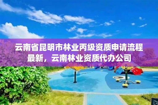 云南省昆明市林业丙级资质申请流程最新，云南林业资质代办公司