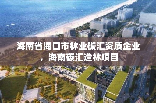 海南省海口市林业碳汇资质企业，海南碳汇造林项目