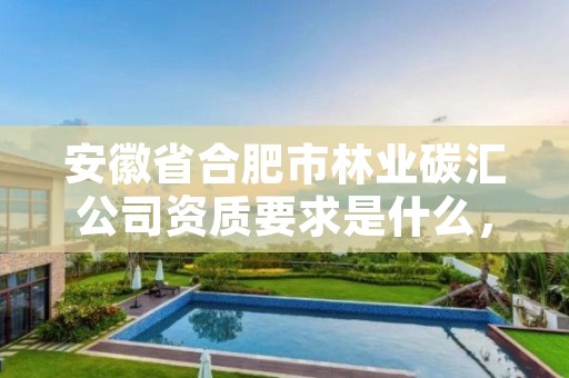 安徽省合肥市林业碳汇公司资质要求是什么，林业碳汇资产管理公司