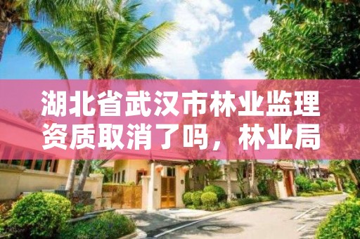 湖北省武汉市林业监理资质取消了吗，林业局监理