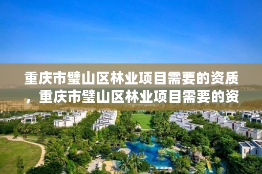 重庆市璧山区林业项目需要的资质，重庆市璧山区林业项目需要的资质是什么