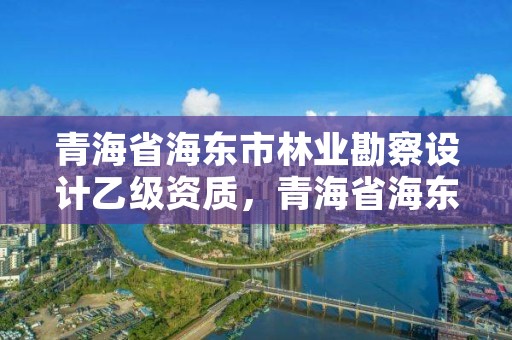 青海省海东市林业勘察设计乙级资质，青海省海东市林业勘察设计乙级资质公司