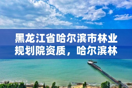 黑龙江省哈尔滨市林业规划院资质，哈尔滨林业局管辖范围