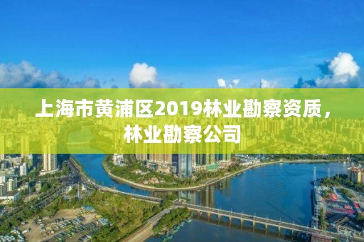 上海市黄浦区2019林业勘察资质，林业勘察公司