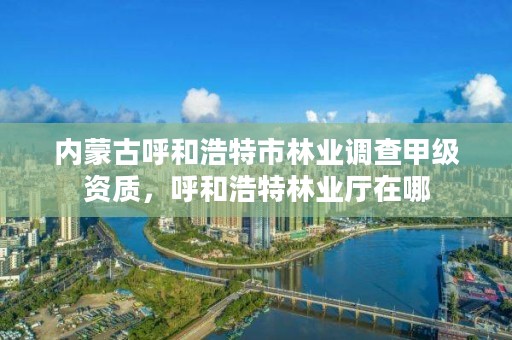 内蒙古呼和浩特市林业调查甲级资质，呼和浩特林业厅在哪