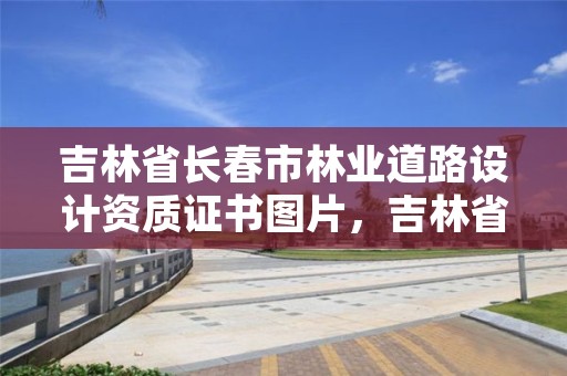 吉林省长春市林业道路设计资质证书图片，吉林省林业勘测设计院