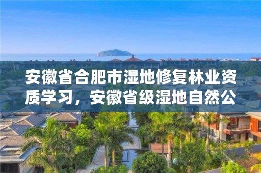 安徽省合肥市湿地修复林业资质学习，安徽省级湿地自然公园管理办法