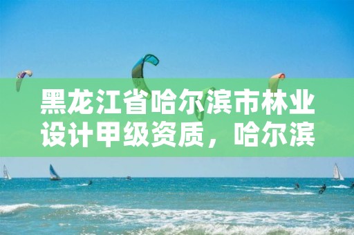 黑龙江省哈尔滨市林业设计甲级资质，哈尔滨林业公司