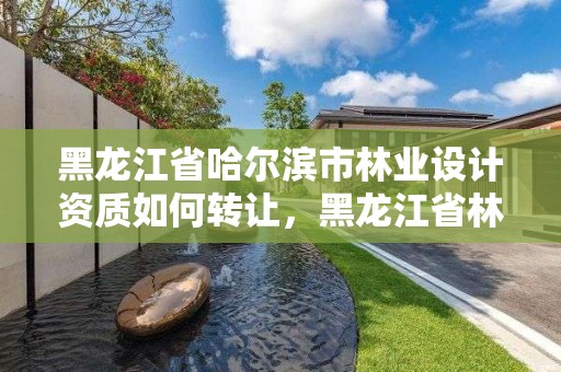 黑龙江省哈尔滨市林业设计资质如何转让，黑龙江省林业设计研究院是事业单位吗