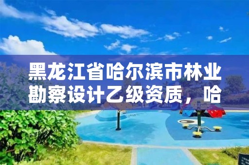 黑龙江省哈尔滨市林业勘察设计乙级资质，哈尔滨林业公司