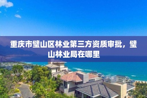 重庆市璧山区林业第三方资质审批，璧山林业局在哪里