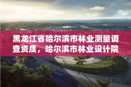 黑龙江省哈尔滨市林业测量调查资质，哈尔滨市林业设计院