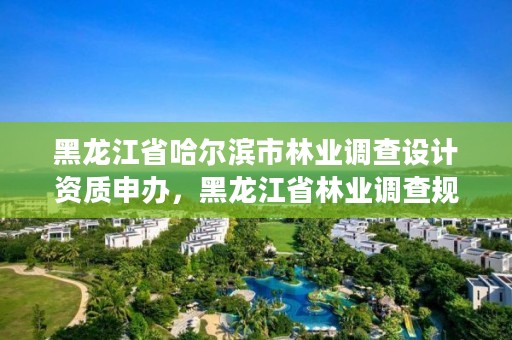 黑龙江省哈尔滨市林业调查设计资质申办，黑龙江省林业调查规划院