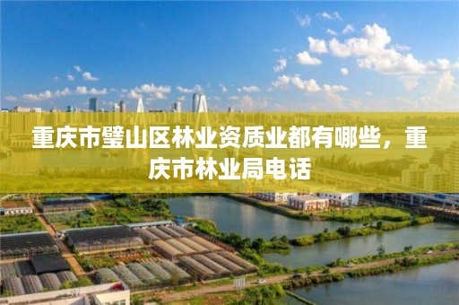 重庆市璧山区林业资质业都有哪些，重庆市林业局电话