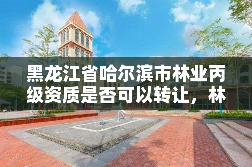 黑龙江省哈尔滨市林业丙级资质是否可以转让，林业资质等级