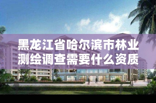 黑龙江省哈尔滨市林业测绘调查需要什么资质，林业勘察测绘资质