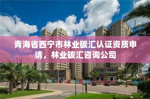 青海省西宁市林业碳汇认证资质申请，林业碳汇咨询公司