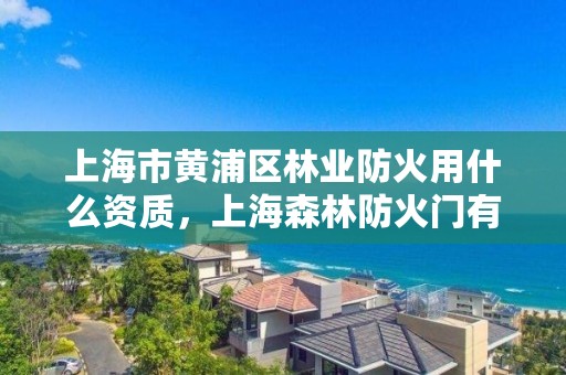 上海市黄浦区林业防火用什么资质，上海森林防火门有限公司地址