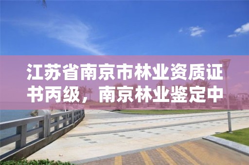 江苏省南京市林业资质证书丙级，南京林业鉴定中心