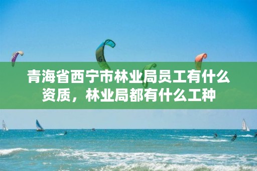 青海省西宁市林业局员工有什么资质，林业局都有什么工种