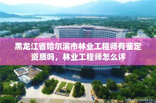 黑龙江省哈尔滨市林业工程师有鉴定资质吗，林业工程师怎么评