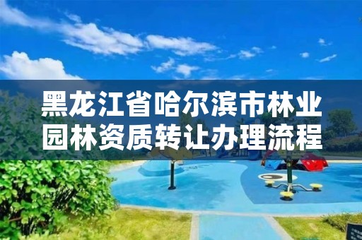 黑龙江省哈尔滨市林业园林资质转让办理流程，哈尔滨市园林办电话