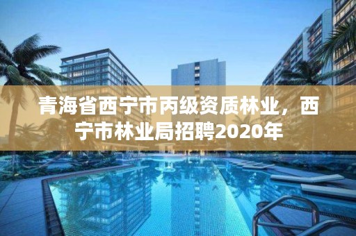 青海省西宁市丙级资质林业，西宁市林业局招聘2020年