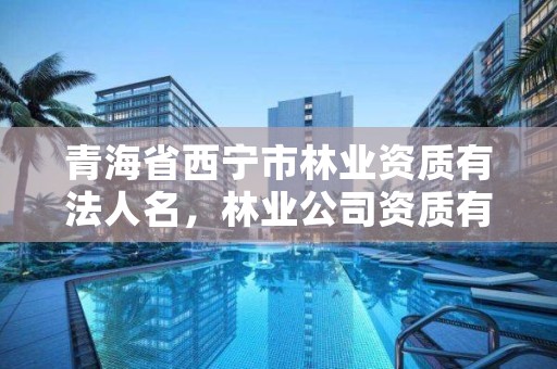 青海省西宁市林业资质有法人名，林业公司资质有哪几个