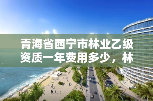 青海省西宁市林业乙级资质一年费用多少，林业甲级资质