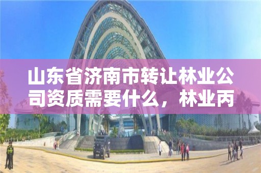 山东省济南市转让林业公司资质需要什么，林业丙级资质转让