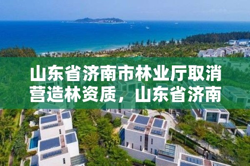 山东省济南市林业厅取消营造林资质，山东省济南市林业厅取消营造林资质了吗