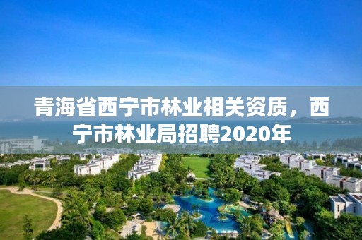 青海省西宁市林业相关资质，西宁市林业局招聘2020年