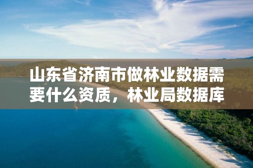 山东省济南市做林业数据需要什么资质，林业局数据库