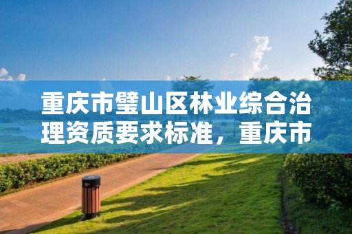 重庆市璧山区林业综合治理资质要求标准，重庆市林业管理办法