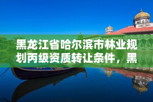 黑龙江省哈尔滨市林业规划丙级资质转让条件，黑龙江省林业规划设计院