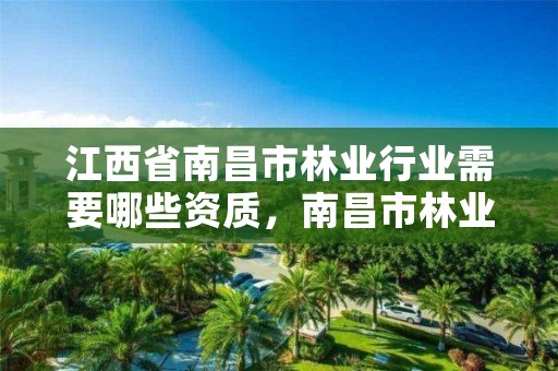 江西省南昌市林业行业需要哪些资质，南昌市林业工业公司