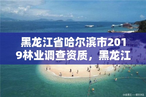 黑龙江省哈尔滨市2019林业调查资质，黑龙江省林业调查规划院