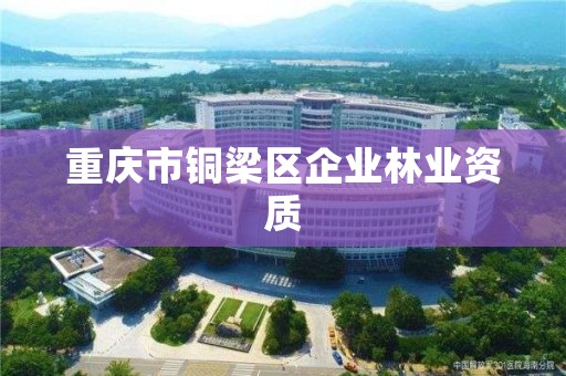 重庆市铜梁区企业林业资质