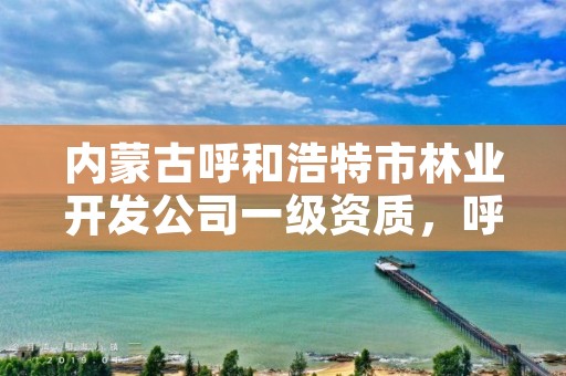 内蒙古呼和浩特市林业开发公司一级资质，呼和浩特林业厅在哪