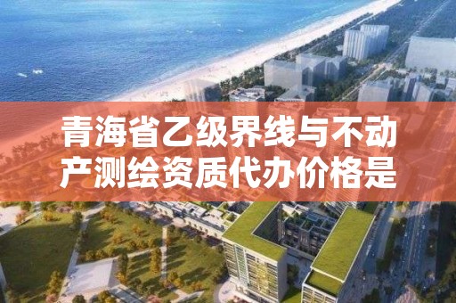 青海省乙级界线与不动产测绘资质代办价格是多少钱？